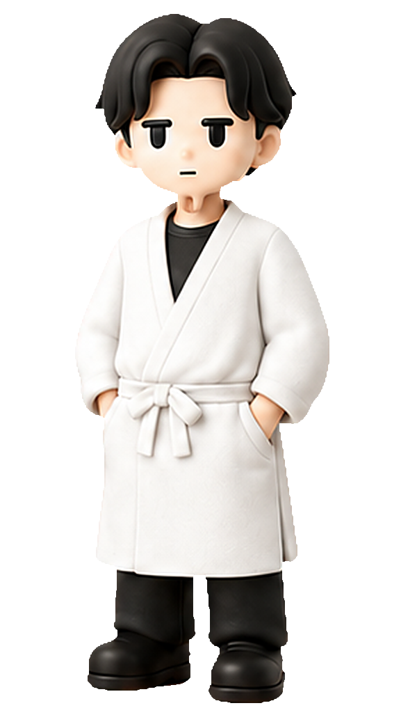 まかないさん — 白い割烹着の料理人キャラクター